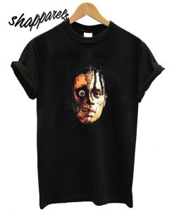 Half skull face T shirt