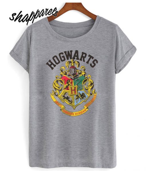 Harry Potter Hogwarts Crest Heather T shirt