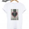 Heart Guitar with Broken E String T shirt