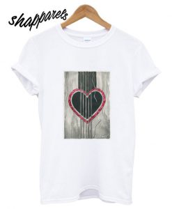 Heart Guitar with Broken E String T shirt