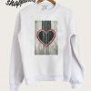 Heart Guitar with Broken E String Sweatshirt