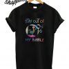 Hei Hei Stay Out Of My Bubble Chicken T shirt