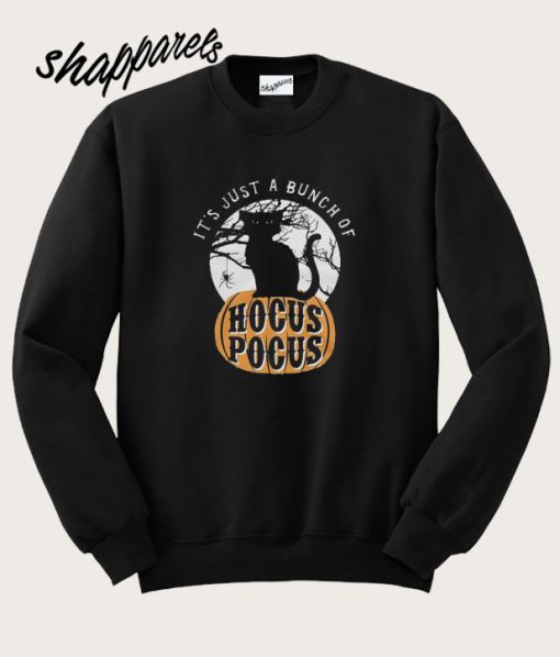 Hocus Pocus Funny Cat Ghost Sweatshirt