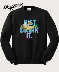 Just Drink It Halloween Boo Sweatshirt