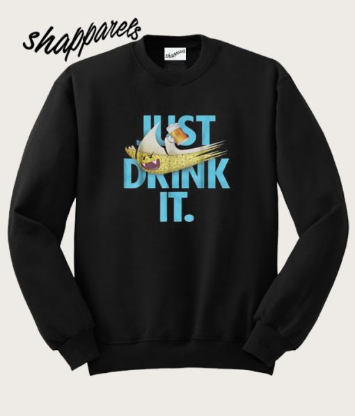 Just Drink It Halloween Boo Sweatshirt