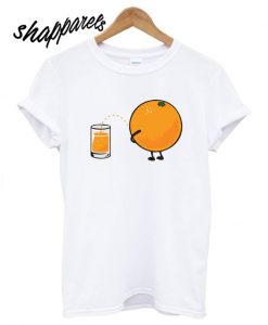 Little Cute Orange Producing Its Juice T shirt