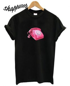 Pink Telephone T shirt