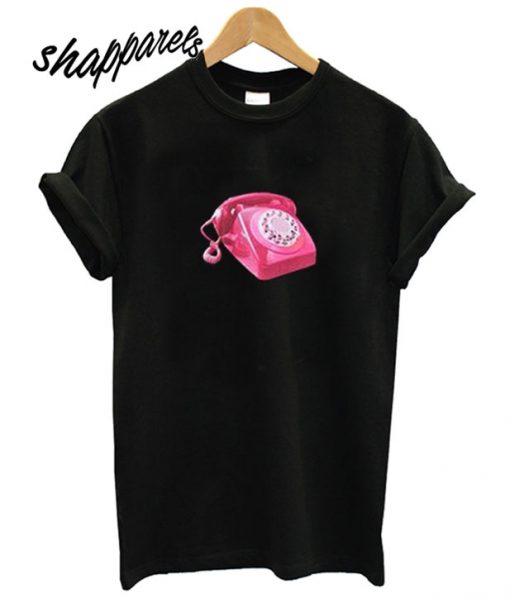 Pink Telephone T shirt