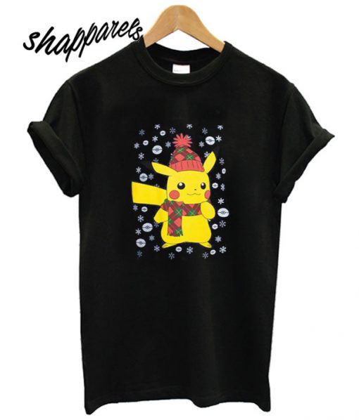 Pokemon Pikachu Merry Christmas T shirt