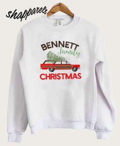 Retro personalized family Christmas Sweatshirt