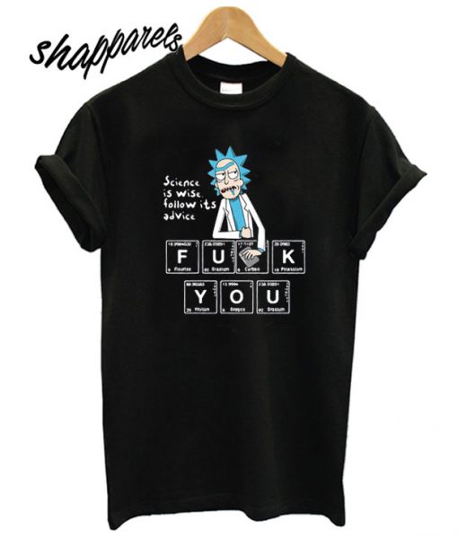 Rick and Morty Science Is Wise T shirt