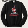 Santa Claus Wine Merry Christmas Sweatshirt