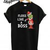 Santa Grinch floss like a boss Christmas T shirt