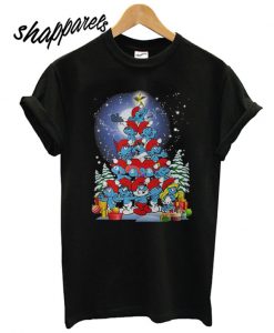 Smurfs Tree Ugly Christmas T shirt