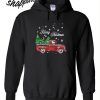 Snoopy drive red truck merry Christmas Hoodie