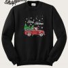 Snoopy drive red truck merry Christmas Sweatshirt