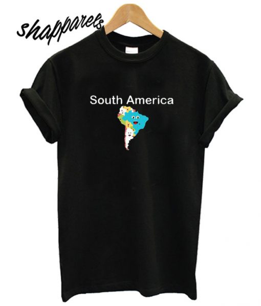 South America Geography T shirt