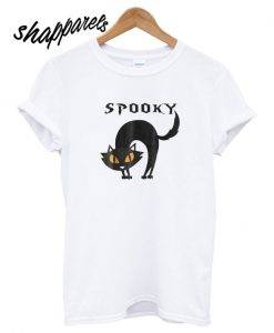 Spooky cat Holiday Halloween T shirt