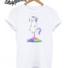 Sprinkle Poo Rocket Unicorn T shirt