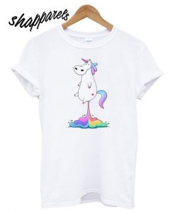 Sprinkle Poo Rocket Unicorn T shirt