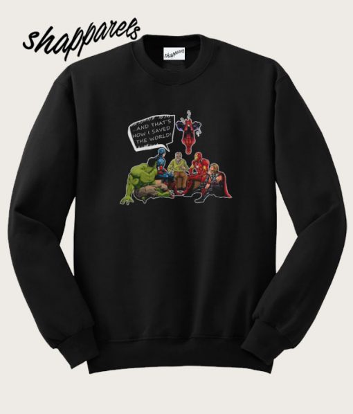 Stan Lee And Superheroes Sweatshirt