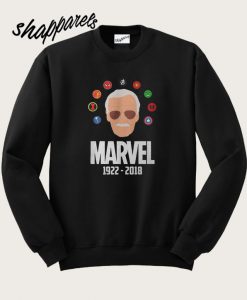 Stan Lee Marvel R.I.P 1922-2018 Sweatshirt