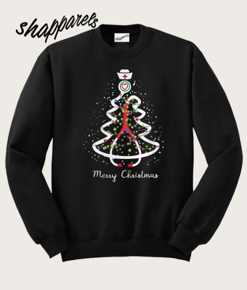 Stethoscope Christmas tree Sweatshirt