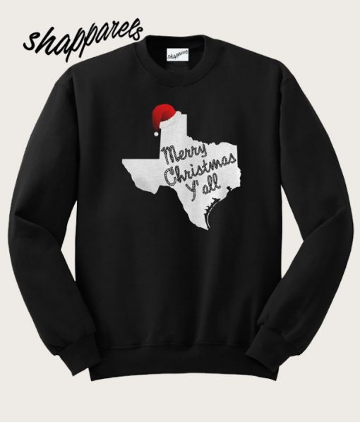 Texas Merry Christmas Yall Sweatshirt