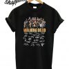 The Walking Dead All Character Signature T shirt