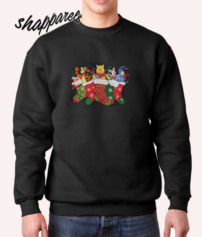 winnie the pooh ugly christmas sweater