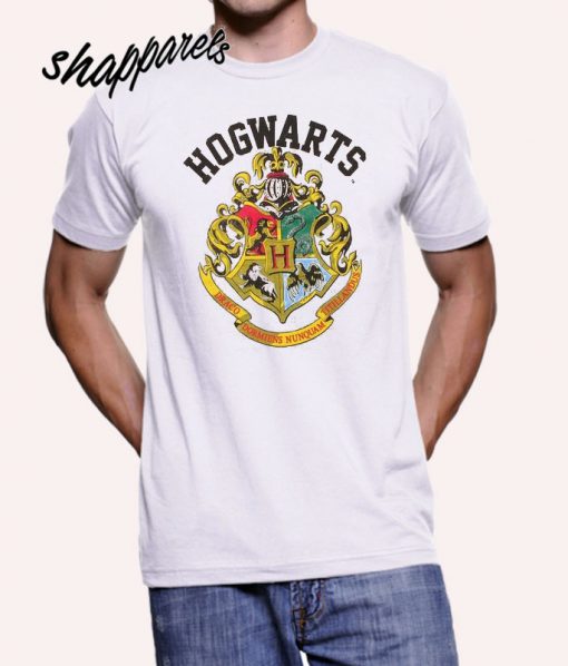 Harry Potter Hogwarts Crest Heather T shirt