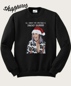 All I Want For Christmas Is Shmoney Okurrrrr santa christmas Sweatshirt