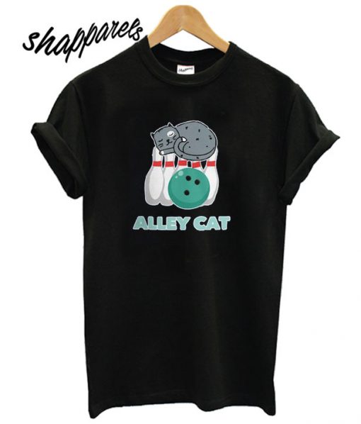 Alley Cat Bowling Lover T shirt