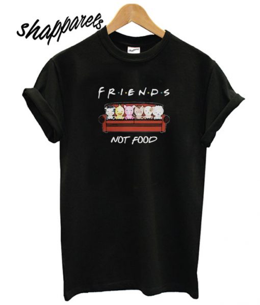 Animals friends not food T shirt