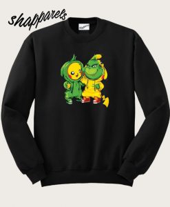 Baby Pikachu and Grinch Sweatshirt