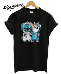 Baby Unicorn and Stitch T shirt