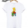 Bart The Simpsons Skateboard T shirt