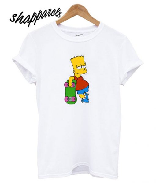Bart The Simpsons Skateboard T shirt