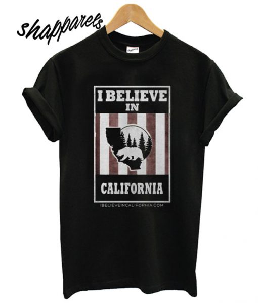 Bear I believe in California wildfires T shirt