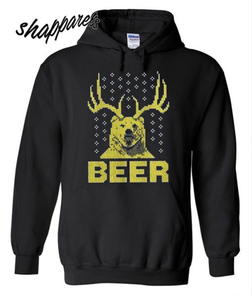 Beer Funny Bear Hoodie