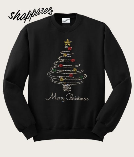 Bling Merry Christmas Sweatshirt