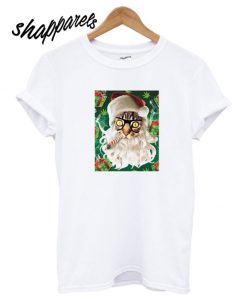 Cat Smoking Ugly Christmas T shirt