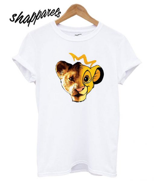 Cute The Lion King Face T shirt