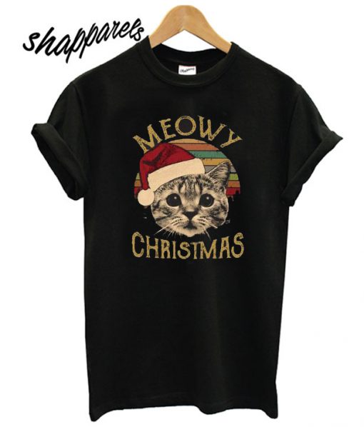 Cutie Meowy Christmas T shirt