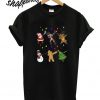 Dabbing Christmas Characters T shirt