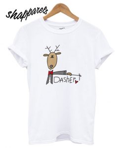 Dasher Reindeer T shirt