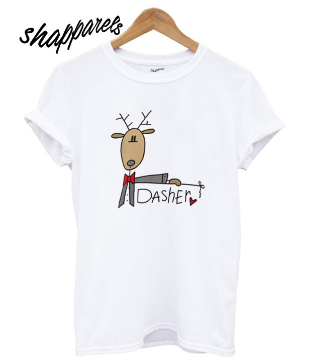 Dasher Reindeer T shirt