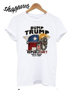 Dump Trump Republican’t Political Cartoon T shirt