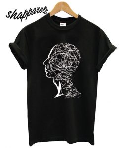 Face Line Art T shirt