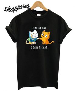 Finn The Cat And Jake The Cat T shirt